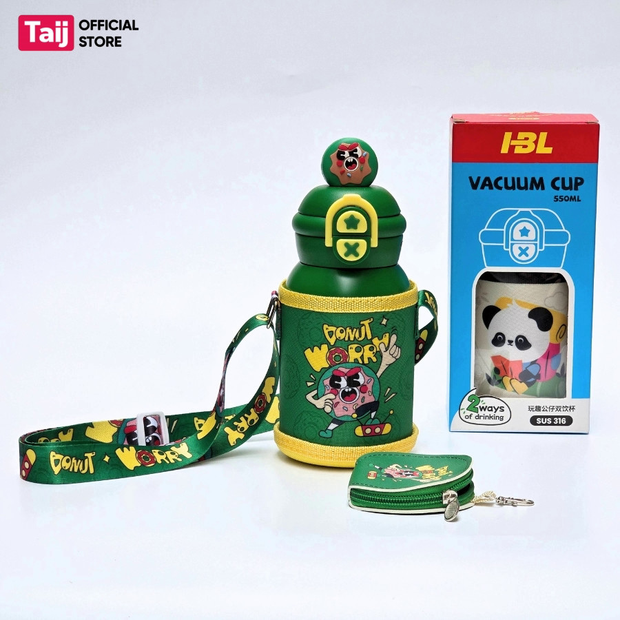 Bình Giữ Nhiệt Mini, Bình Giữ Nhiệt Cho Bé Cao Cấp Hình Thỏ Gấu Dễ Thương 450ml Nhiều Màu Sắc