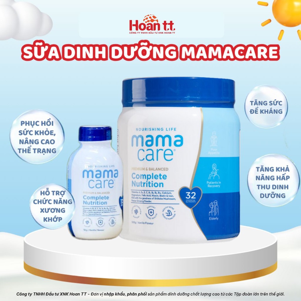 Ảnh Sữa Dinh Dưỡng Tăng Đề Kháng Cho Người Lớn Mama Care - Sữa Tăng Cân Cho Người Gầy- Sữa Bột Phục Hồi Sức Khỏe 2