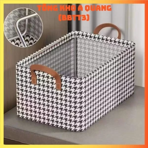 HỘP VẢI KHUNG SẮT CHỐNG ẨM – Hộp Bảo Quản Đồ Dùng Không Lo Ẩm Mốc Có Đế Lót,Hộp Vải Gấp Gọn Tiện Dụng