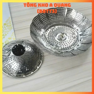 Xửng Hấp, Khay Vỉ Hấp Inox Gấp Xòe Tiện Dụng, Phù Hợp Với Mọi Kích Thước Nồi, VỈ HẤP ĐỒ XÔI SIZE 23: VIHAP28