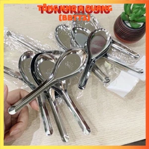 Thìa Ăn Phở, Ăn Súp, Thìa Ăn Cơm Inox Tiện Dụng , Thìa Phở Hoa Sen Loại Đẹp Dày Dặn