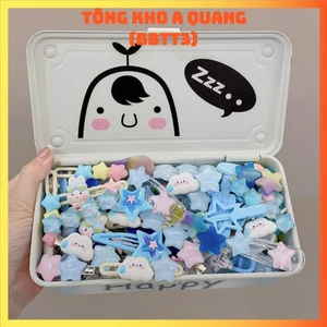 KẸP TÓC XINH CHO BÉ - Cặp, Kẹp Tóc 50 Chi Tiết Mix Hình Cho Bé Siêu Xinh
