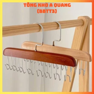 Móc Gỗ Đa Năng Có Thể Xoay 360 Độ, MÓC TREO ĐỒ LÓT - MOCTREOQUANAO4968