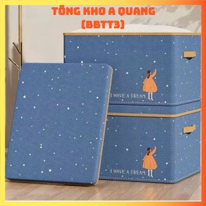 HỘP VẢI ĐỰNG QUẦN ÁO, Hộp vải đựng quần áo không chia ngăn có thể gấp gọn đựng được đồ lót - MA: HOPĐUNGO