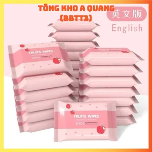 Gói 10 Khăn Ướt Mini Bỏ Túi Hàng Nội Địa Trung Cho Trẻ Em, Trẻ Sơ Sinh, KHĂN ƯỚT ĐA NĂNG - KHAN342