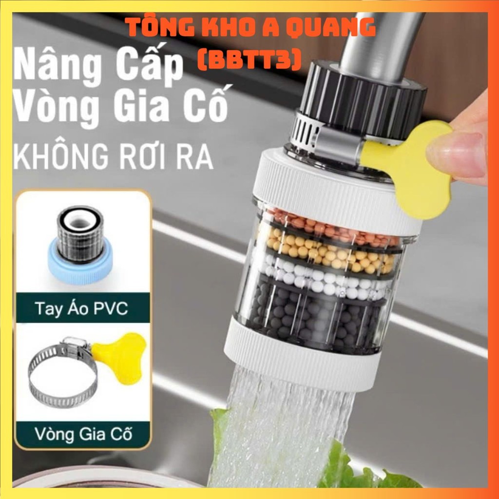 Đầu Lọc Nước Trực Tiếp Tại Vòi 6 Tầng Mẫu Mới,  ĐẦU LỌC TRỤ TRÒN - DAULOC8521