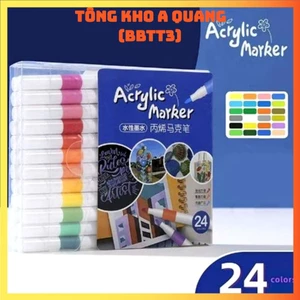 BỘ 60 MÀU ACRYLIC , SET 60 Bút Màu Acrylic Marker Cao Cấp Bút Sơn Acrylic Chống Nước Vẽ Trên Mọi Chất Liệu - M:BUTMAU