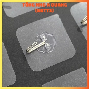 MÓC DÁN TƯỜNG TRONG SUỐT, Móc Dán Tường Chịu Lực Tốt Treo Tường Chắc Chắn Dán Siêu Dính: MOCDANTUONG545