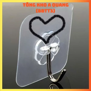 Móc Treo Đồ Dán Tường Siêu Dính Chịu Lực Tốt, MÓC DÁN TƯỜNG TRONG SUỐT - MOCDANTREODO43