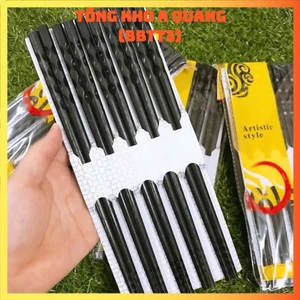 Đũa Ăn Cơm Chất Nhựa Phip Đen, VỈ 10 ĐÔI ĐŨA NHỰA LƯỢN SÓNG - DUAANCOM78