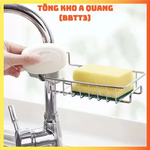 Giá treo để đồ bồn rửa bát bằng inox cao cấp, GIÁ CÀI VÒI RỬA BÁT - GIAKEDEDOBONRUA56