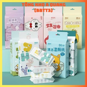 Khăn Ướt Mini, Giấy Ướt Cao Cấp Bỏ Túi, Tiện Lợi, Dễ Dàng Sử Dụng