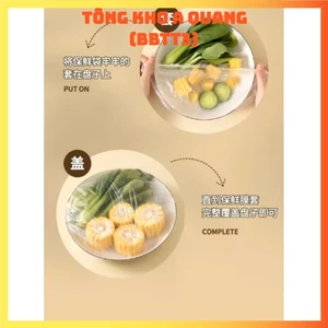 MÀNG BỌC THỰC PHẨM HỘP GIẤY, BỌC THỰC PHẨM GẤU KÈM MÓC DÁN - MA:BOCTHUCPHAM
