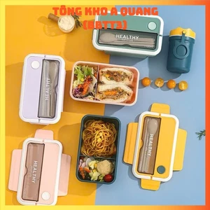 Hộp cơm văn phòng lúa mạch HEALTHY - HỘP ĐỰNG CƠM LÚA MẠCH - HOPCOM6234