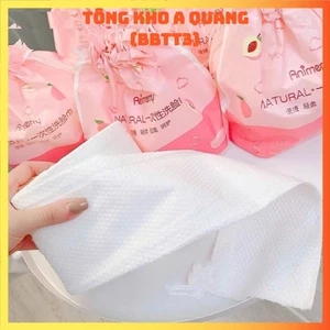 Cuộn Bông Tẩy Trang Animerry, Khăn Lau Mặt Khô Đa Năng Lau Khô, Lau Ướt, KHĂN HỒNG DÙNG 1 LẦN - TAYTRANG6472