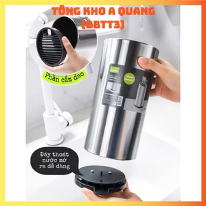Cắm Dao Kéo Inox 304 Cao Cấp Đáy Thoát Nước Dưới Đáy, KHAY CẮM DAO TRÒN - KHAY4234