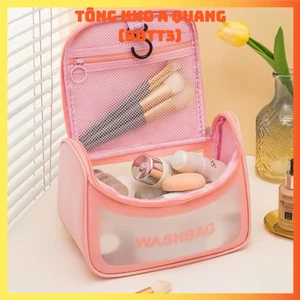 Túi WASHBAG Dạng Hộp Có Nắp Khoá Đựng Mỹ Phẩm, Dụng Cụ Trang Điểm, TÚI ĐỰNG ĐỒ CÓ NẮP - TUI147