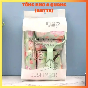 SET CÂY LĂN BỤI KÈM 6 LÕI, Bộ Cây Lăn Bụi 6 Lõi Lăn Thay Thế Làm Sạch Quần Áo, Ga Giường, Sofa, Lông Chó Mèo: CHỔI PHỦI