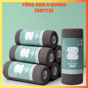 CUỘN KHĂN LAU THAN ĐEN, Cuộn Khăn Lau Bếp Than Đen, lau đồ vật đa năng tái sử dụng nhiều lần: CUONKHANLAU2