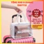 3 Túi Đựng Mỹ Phẩm Đồ Trang Điểm Du Lịch Bằng Da Pu Chống Thấm Nước Sức Chứa Lớn WASHBAG
