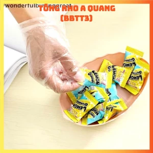 TÚI 100 GĂNG TAY DÙNG 1 LẦN - BỊCH 100 Găng Tay Nilong Dùng 1 Lần Mỏng Dai Chế Biến Thực Phẩm
