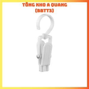 10 Móc Kẹp Nhựa Treo Đồ Đa Năng cho quần áo mũ nón kẹp vớ và khăn, các phụ kiện nhỏ gọn, MÓC XOAY 360 ĐỘ - MOCKEPDO46