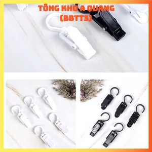 10 MÓC KẸP NHỰA XOAY 360, Móc Kẹp Nhựa Phơi Nón, Tất, Khăn Đa Năng, Chất Liệu Cứng Cáp, Chắc Chắn - MA: KEPMOC360