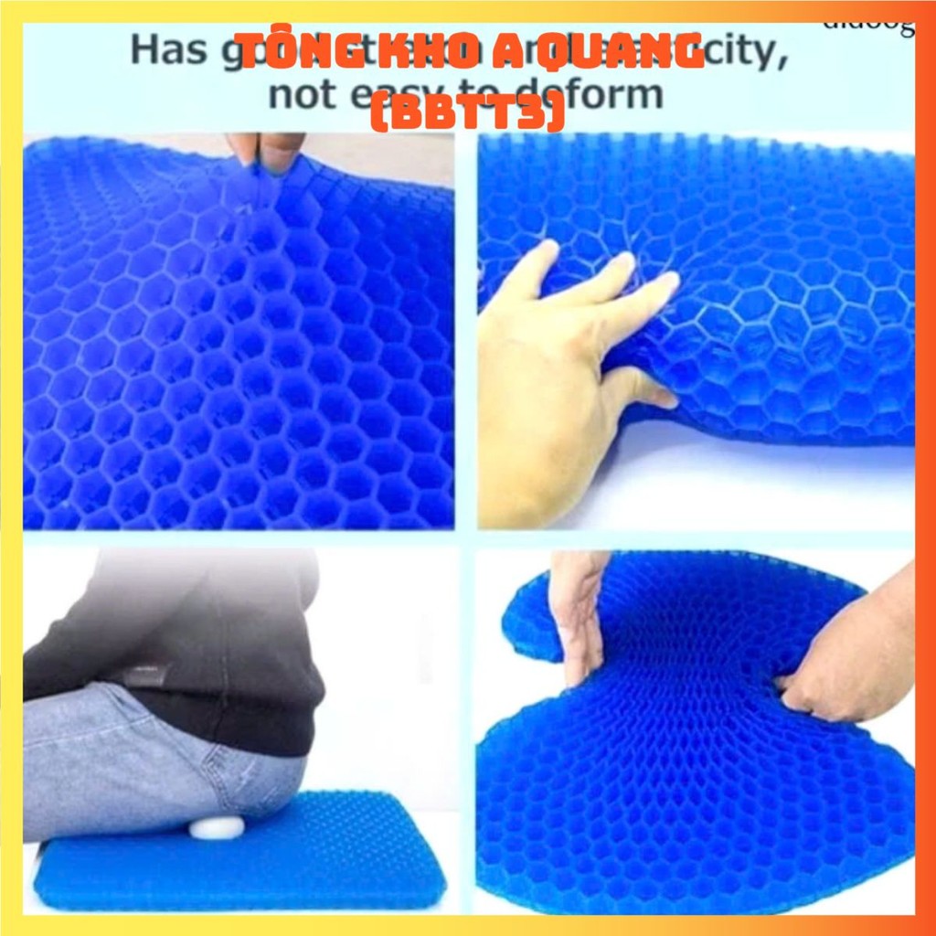 ĐỆM LÓT GHẾ NGỒI Ô TÔ , Đệm Silicon lót ghế ngồi 2 lớp 3D siêu thoáng khí chống mỏi cho người ngồi lâu, đệm hỗ trợ FLEX1