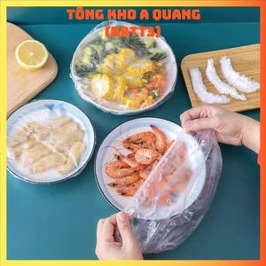 Túi Màng Bọc Thực Phẩm Chất Liệu PE Co Dãn Có Chun Siêu Dai, In Hình Gấu Bọc Đồ Ăn An Toàn MÃ AK2397
