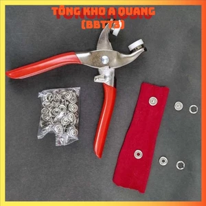 Kìm bấm khoen, bấm khuy ore tặng 100 khoen vàng