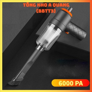 Máy Hút Bụi Mini Cầm Tay Không Dây Lực Hút 6000MPA Nhỏ Gọn, Pin Sạc Tiện Lợi, Lực Hút Siêu Mạnh, Công Suất 60w MÃ 9639