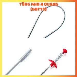 Cây gắp, lấy rác cống , Dụng cụ thông bồn cầu có dây kẹp rác, CÂY THÔNG CỐNG CÓ ĐẦU GẮP RÁC - THONGCONG031
