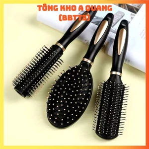 BỘ 3 LƯỢC TẠO KIỂU, Set 3 lược chải tóc gỡ rối tạo kiểu chuyên dụng chống dụng tóc cao cấp- MA: LUOCTAOKIEU