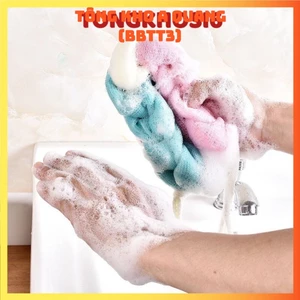 Bông Tắm Dài Bông Tắm Tròn Cao Câp hỗ trợ chà lưng-(dây ko tay cầm)