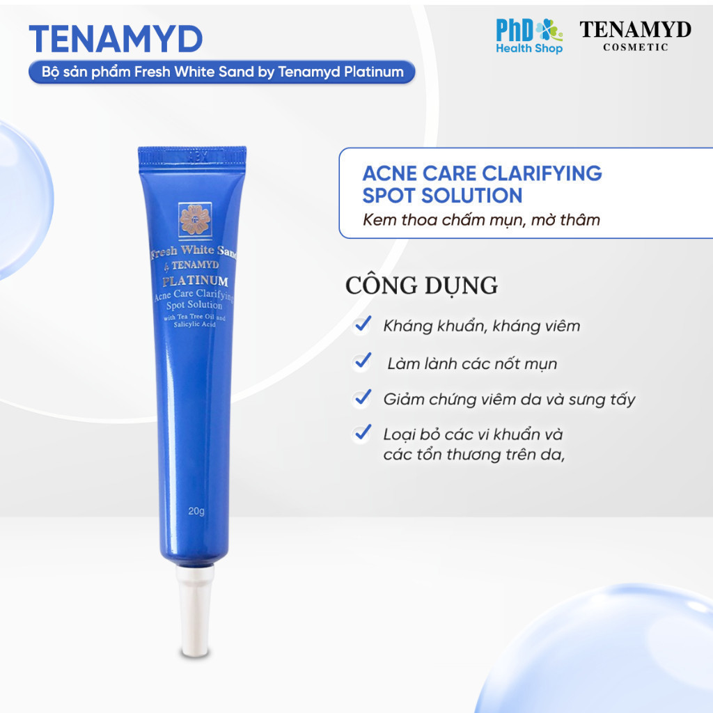 Ảnh Kem Thoa Nốt Mụn Tenamyd Acne Care Clarifying Spot Solution Giảm Viêm, Sưng 20g 3