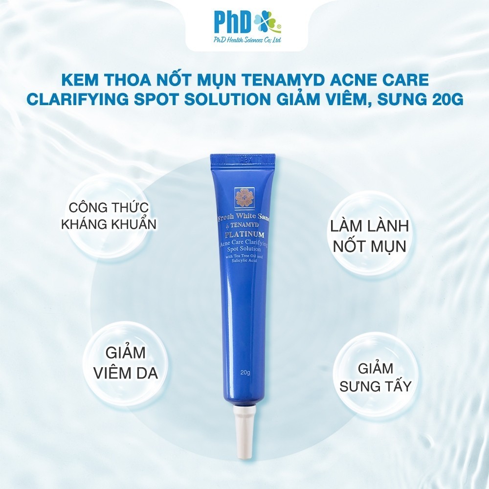 Ảnh Kem Thoa Nốt Mụn Tenamyd Acne Care Clarifying Spot Solution Giảm Viêm, Sưng 20g 2