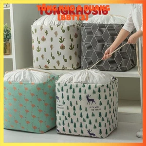 iỏ đựng quần áo bằng vải chống nước (100L,140L ,180L),túi đựng chăn màn đa năng, có thể gấp gọn, giỏ cất trữ trang trí