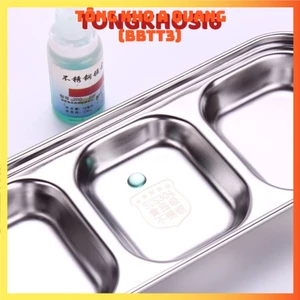 Khay Vàng Nhiều Ngăn TAMUSHOP92 Đĩa Nước Chấm Đựng Gia Vị 3 4 Ngăn Chén Inox Mạ Nhỏ Để Dụng Cụ Y Tế