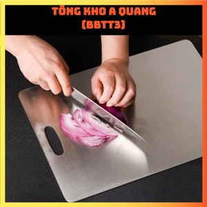 Thớt INOX 304 Diệt Khuẩn Thời Thượng - Thớt Cường Lực, Lau Chùi, Vệ Sinh Dễ Dàng, Rã Đông Nhanh, Không Xước Dăm, THỚT