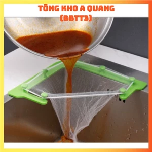 Túi Lọc Rác, Lưới Lọc Rác Thức Ăn Thừa Hình Tam Giác Gắn Bồn Rửa Chén, Giá Lưới Lọc Thức Ăn Thừa - Túi Lọc Rác Bồn Rửa