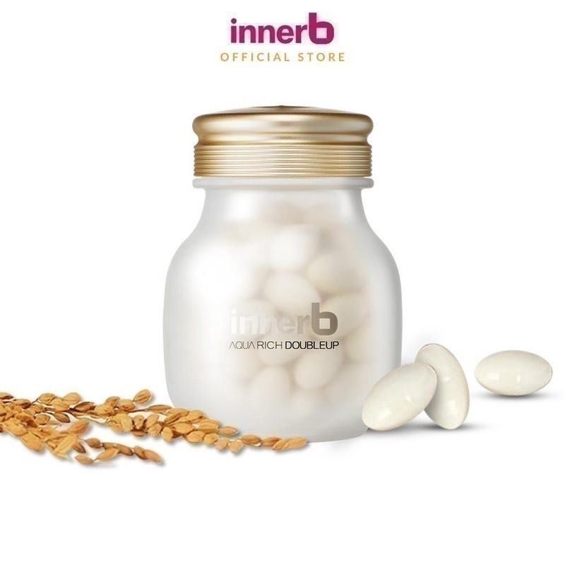 Ảnh Combo 2 thực phẩm bảo vệ sức khỏe INNERB AQUA RICH DOUBLEUP lọ 56 viên 1