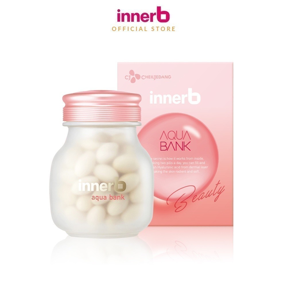 Ảnh Thực phẩm bảo vệ sức khỏe InnerB Aqua Bank lọ 56 viên 1