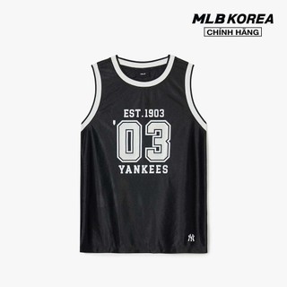 MLB - Áo ba lỗ nữ cổ tròn Sportive Varsity Number Graphic Nasity_3FTKV0443-50BKS