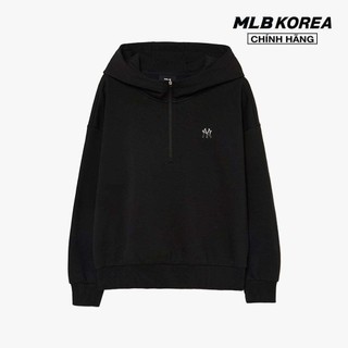 MLB - Áo hoodie nữ phối zip Basic Athleisure Small Logo_3FHDB2036-50BKS