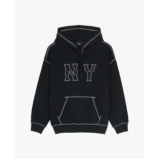 MLB - Áo hoodie unisex tay dài phối mũ Basic Coopers Logo Overfit_3AHDB0451-50BKS