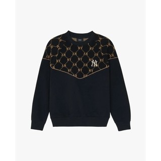 MLB - Áo sweatshirt unisex cổ tròn tay dài Jacquard Dia Monogram_3AMTM1144-50BKS