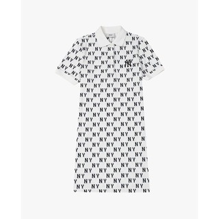 MLB - Đầm polo nữ mini cổ bẻ tay ngắn hoạ tiết monogram_3FOPM0643-50CRS