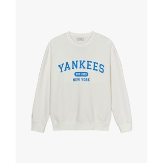 MLB - Áo sweatshirt unisex cổ tròn tay dài Varsity Over Fit_3AMTV9244-50CRS