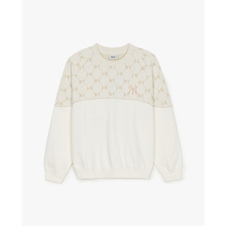 MLB - Áo sweatshirt unisex Dia Monogram Jaquard_3AMTM0951-50IVS
