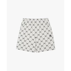 MLB - Quần short unisex ống rộng Jacquard Dia Monogram_3ASPM0144-50CRD